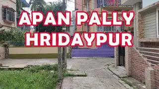 Nice walking video of Hridaypur Apan Pally || street walking video