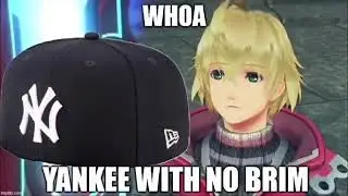 Shulk saying yankee with no brim