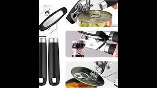 2Pcs Can Opener with Magnet (Lever Can Opener &&nbsp;Multi-Function Can Opener)