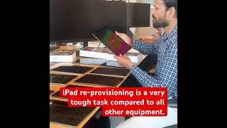 iPad re-provisioning is a very tough task compared to all other equipment. #applesupport #ipad