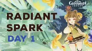 3700+ Score easy || Radiant Spark Day 1 || Cloudless Sky || Genshin Impact 3.4