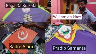 Ustad Ali Nawab ji ki Addhi patang/Branded kites on Ajanta paper/German paper ki patang/Kolkata guri