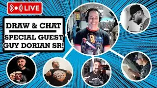 👀 Live Comic Book ART Hangout Drawing and Seeing Friends 🧡