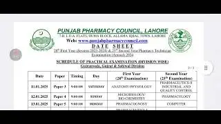 Pharmacy Technician First Year & Second Year Practical Phase 2