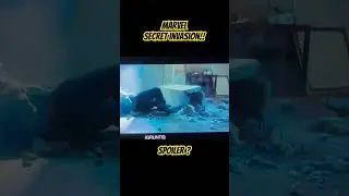Marvel Secret Invasion Spoiler Disney Plus smash concrete shape shifts! #shorts #disneyplus
