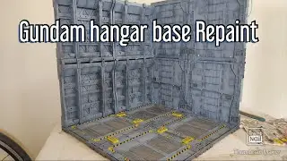 Gundam Hangar Base Repaint
