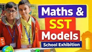 Chhote Bacchon Ke Bade Ideas 💡 | Maths & SST Exhibition Vlog&rdquo; #trending #viral #schoolproject #vlog 