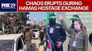 Chaos during Hamas hostage exchange could threaten ceasefire deal with Israel