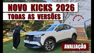 Novo Kicks 2026: Diferenças entre as Versões - AVALIAÇÃO