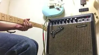 FENDERのアンプでセッティング。Sidekick 15RX
