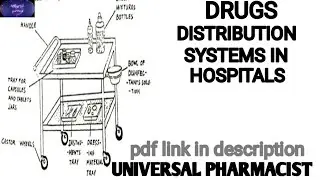 DRUG DISTRIBUTION SYSTEMS IN HOSPITALS (HOSPITAL AND CLINICAL PHARMACY) #hospitalpharmacy #Pharmacy