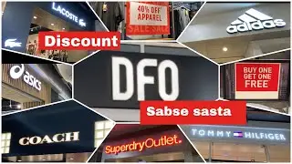 Best place for shopping in Melbourne. DFO Australia