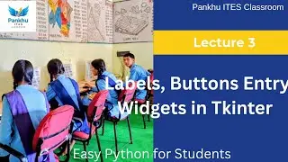Lecture 3 | Labels, Buttons Entry Widgets in Tkinter |  IT/ITES