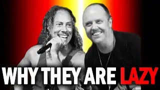 WHY LARS ULRICH (DRUMS) AND KIRK HAMMETT (GUITAR) ARE LAZY? LARS ULRICH EXPLAINS IT - RARE VIDEO