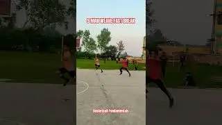 5MAN WEAVE FAST BREAK TRANSITION OFFENSE 5-0🇮🇳😱 #basketball #shorts #trending #desihooper