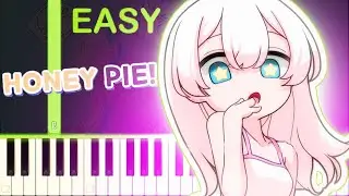 JAWNY - Honeypie - EASY Piano Tutorial