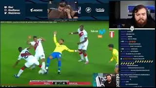 IBAI REACCIONA AL PERU VS BRASIL (ROBO)