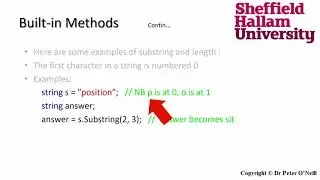 Built in Methods in C#