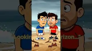 Stranded on a Desert Island 😱 | Funny Survival Cartoon #shortsviral