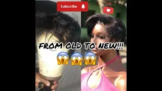 REVAMP A PIXIE CUT WIG WITH ME |EASY WIG TRANSFORMATION AND STYLING TIPS.❤️❤️❤️