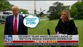 Trump makes remarks ahead of trip to PA medical equipment Manufacturer.