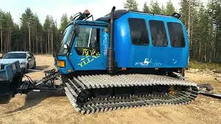 Huutokaupat.com myy! Latukone Pistenbully 200.12h miehist&ouml;nkuljetus hytill&auml;., Kolari