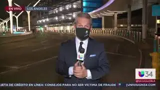 Univision 34 Viajeros Volando en Elevados Contagios de COVID19