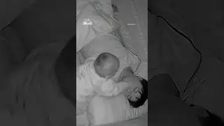 Angry baby SLAPS dad for snoring too loudly