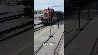 East Broad top M-7 arrives in Rock hill PA #train #ebt #narrowgauge #excursion