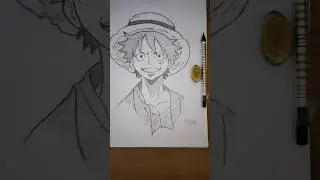 #MonkeyDLuffy #OnePiece #LuffySketch #FanArt #AnimeArt #OnePieceSketch #StrawHatLuffy