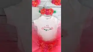 Hawaiian Luau Baby Birthday Tutu Set