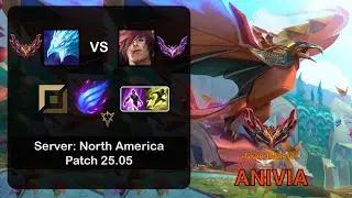 Anivia Top vs Sett - NA GrandMaster - Patch 25.05