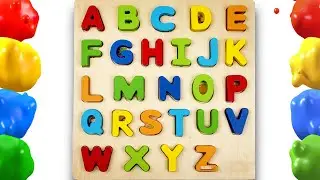 Easy learning Letters, Numbers for Todlers. Drawing and Coloring is fun. ABC Puzzle. Tracing ABC