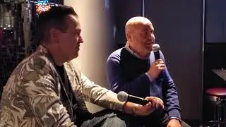 Author, Jim Colluci interviews Writer, Rick Copp at a CINEMATASTIC Tribute Show to The Golden Girls!