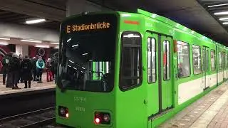 Üstra Ausfahrt mit der Baureihe TV 6000 E Richtung Stadionbrücke Ausfahrt Hauptbahnhof 😀😀😀😀😀😀￼