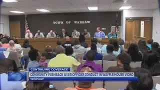 Community Pushback over Officer Conduct in Waffle House video
