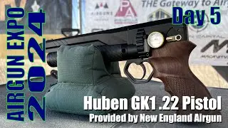 Title: Airgun Expo 2024 &ndash; Live Day 5 &ndash; Huben GK1 .22 Pistol - Provided by New England Airguns