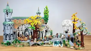 TIMELAPSE: LEGO The Lord of the Rings 10316 Rivendell - Speed Build