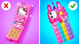 D&Eacute;FI CR&Eacute;ATIF ARTISTIQUE 🎨 Astuces Parentales Pour T&Eacute;L&Eacute;PHONE 🎨 DIY &agrave; Faire en Carton par 123 GO