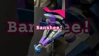 Close up of Rick&rsquo;s Bricktron91-inspired Halo Lego Banshee MOCs! #halo #games #lego #behindthescene