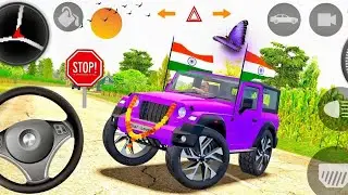Dollar (song) with modified mahindra thar 😈🔥 || Indian car simulator 3D || #indiancarssimulator3d