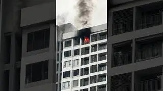 Ch&aacute;y lớn chung cư novaland ngay ch&acirc;n cầu &ocirc;ng l&atilde;nh quận 4, mong kh&ocirc;ng thiệt hại về người