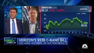 Verizon CEO Hans Vestberg on the company's $53 billion C-Band bill
