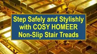Step Safely and Stylishly with COSY HOMEER Non-Slip Stair Treads
