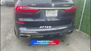G07 M50i 2022  Burbles Tune Exhaust Sound #bmw #coding #codingbmw