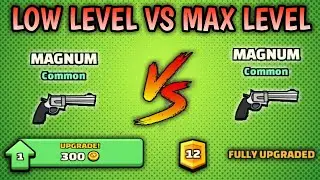 low level vs max level magnum in mini militia