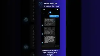 Ever felt like falling off lately because of pressure? We asked ThunDroid AI #aichatbot
