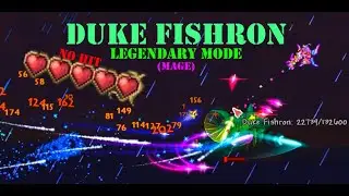 Duke Fishron For The Worthy No Hit (Mage) | Terraria Legendary Mode
