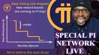 PI NETWORK: BASE MINING RATE HAS DROPPED!!! NEW REWARDS BOOST TO BEGIN ON MARCH 14TH (PI DAY)