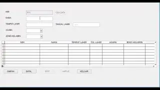 Tutorial Membuat Form Input Data Menggunakan Visual Foxpro & Database MySQL (2/4)